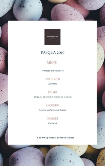 Menu Pasqua 2019